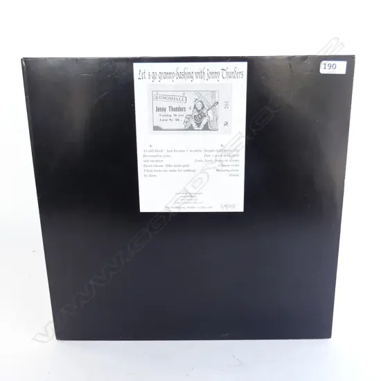 Johnny Thunders, Let's Go Granny Bashing With Johnny Thunders